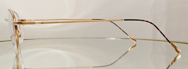 Vintage 90'S CHESTERFIELD 507 09DJ Eyeglasses TORTOISE New Metal 49-19-140 Italy gallery