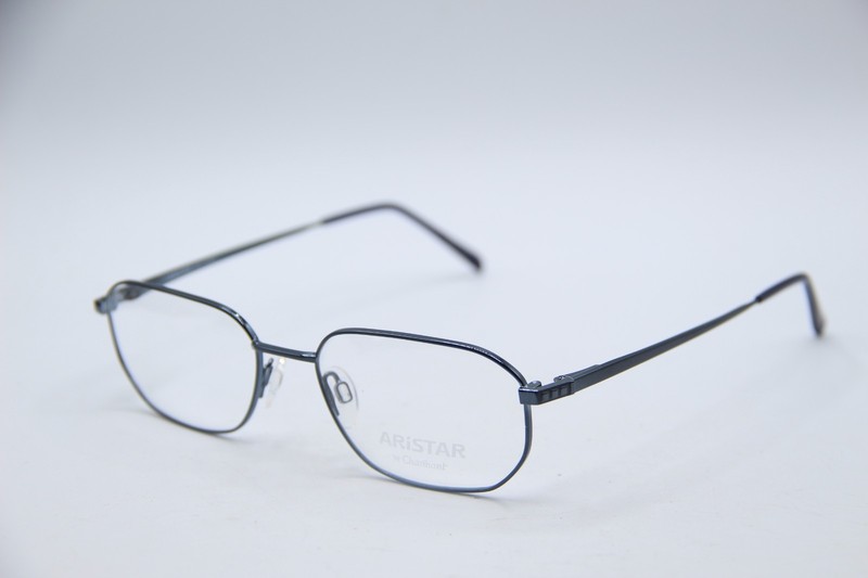 NEW ARISTAR CHARMANT 6762 C OLOR-543 SILVER BLUE AUTHENTIC EYEGLASSES 54-18