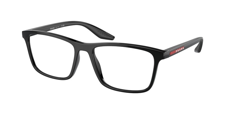 PRADA LINEA ROSSA PS 01QV 1AB1O1 Black Demo Lens 56 mm Men's Eyeglasses gallery