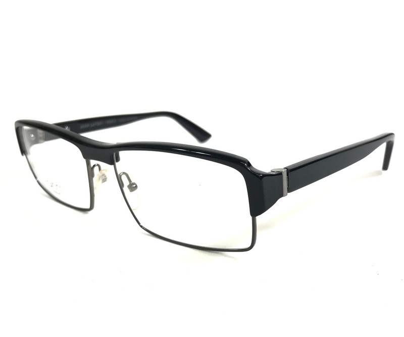 Jean Lafont Eyeglasses Frames GRACQ 100 Matte Black Gray Rectangle 58-16-135