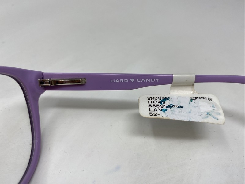 Hard Candy HC43 LAV 52-18-135 Lavender Purple Full Rim Eyeglasses Frame F953 gallery