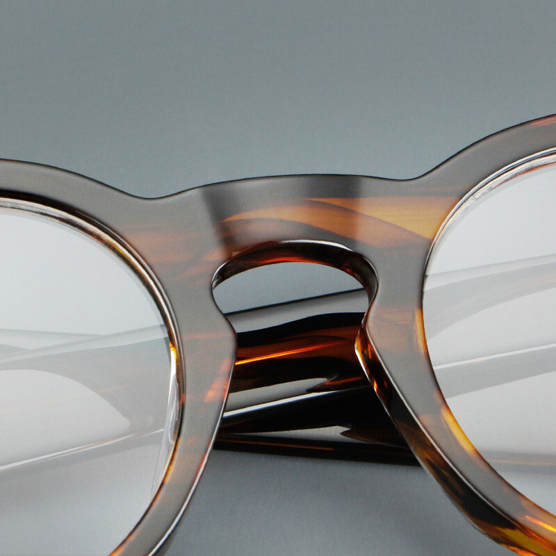 Deluxue Acetate Optical Eyewear Women Men Retro Round Eyeglass frames 46-22-148 gallery