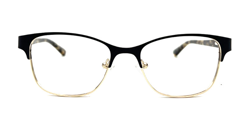 NEW NICOLE MILLER NMP706 C01 BLACK & GOLD AUTHENTIC EYEGLASSES 48 - 16 - 125 gallery