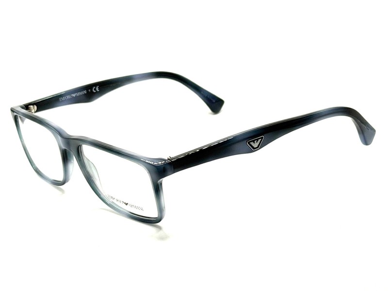 EMPORIO ARMANI EA 3175 5024 STRIPED BLUE MEN EYEGLASSES 54MM 18 145