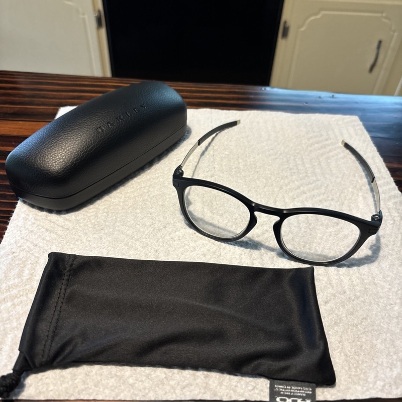 New Oakley OX8105-0150 Pitchman R Satin Black Authentic Eyeglasses 50-19