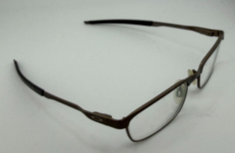 OAKLEY STEEL PLATE FRAMES ONLY EYEGLASSES OX3222-0252 PEWTER CEMENT 52-18-141 gallery