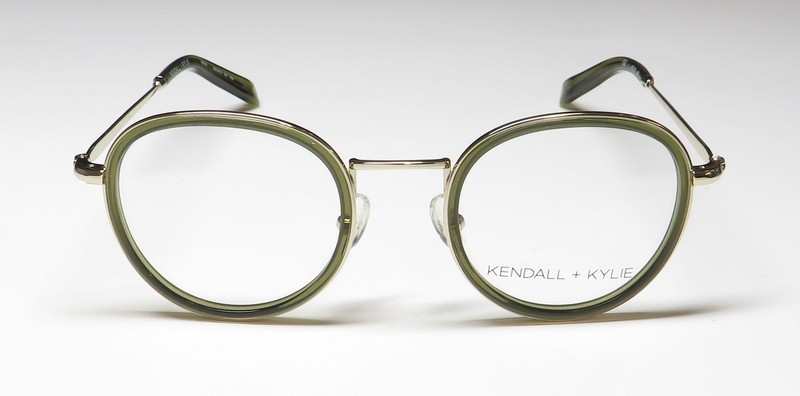 NEW KENDALL + KYLIE KKO115 RYAN GLASSES FULL-RIM WOMENS OVAL GREEN 46-21-140 gallery
