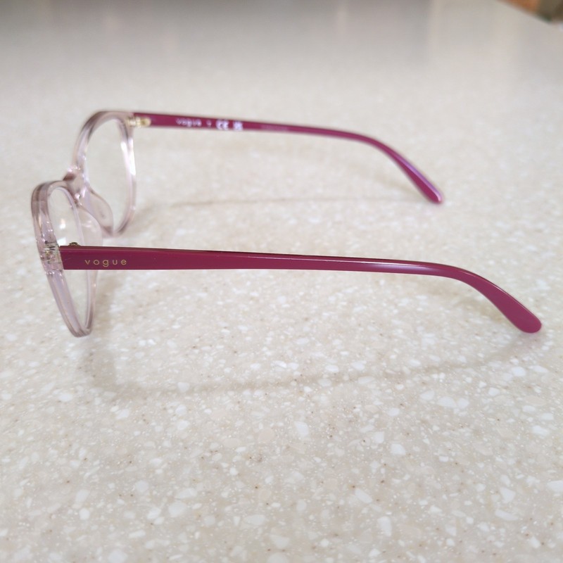 Vogue VO 5602 2942 Polished Crystal Pink Eyeglasses Frames 52-16-140 gallery
