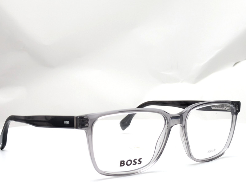 Hugo Boss BOSS 1517 2W8 Grey Horn Men’s Eyeglasses Frames 57-17-145