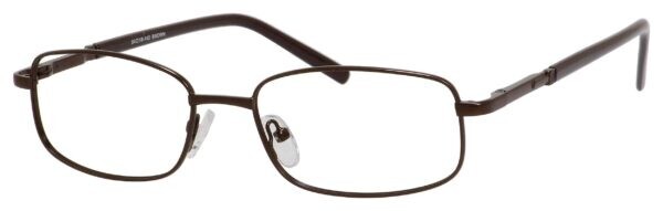 JUBILEE J5899 MEN'S METAL EYEGLASSES 54-18-140 BROWN WITH SOFT CASE