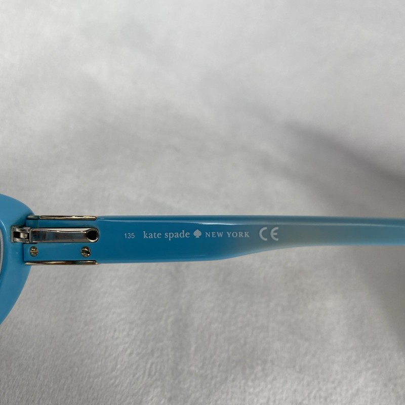 Kate Spade Stephie 0JRH Black Teal Blue Interior Cat Eye Eyeglasses 49 15 135 gallery