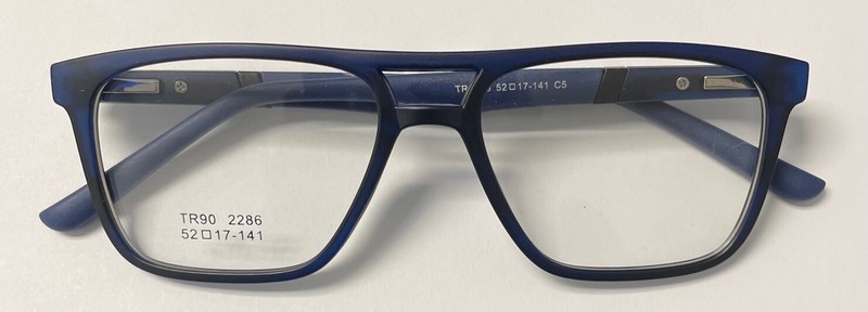 EYEGLASS FRAMES MEN’S NAVIGATOR BLACK/NAVY MEDIUM SIZE SPRING HINGES FAST SHIP
