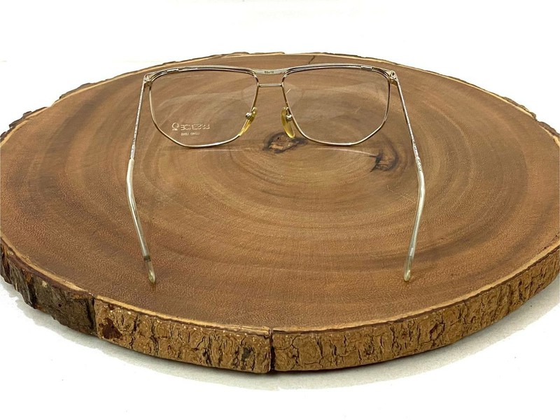 Essence Eyeglasses Frames 468 Sparkle Grey Gold 56 18 148 mm Made in Italy gallery