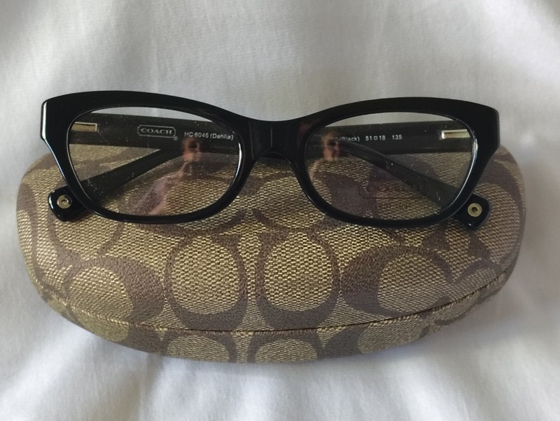 Coach HC6045 Dahlia Black Eyeglasses Frames 5002 Cat Eye 51 18 135 Authentic NEW