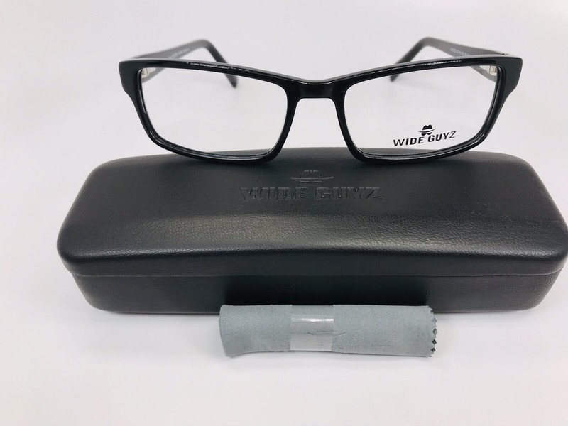 New Wide Guyz Black MOOSE Eyeglasses 60mm for The Stylish Large Man gallery