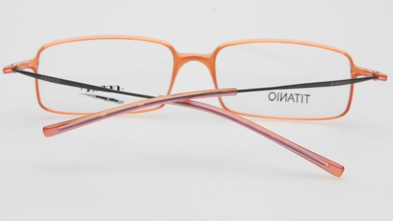 NEW PRINCE TWIST 2 ORANGE TRANSPARENT EYEGLASSES GLASSES 51-15-135 B29mm Italy gallery