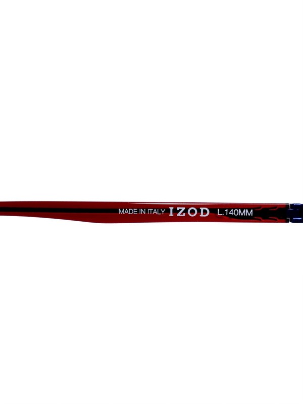 New IZOD Blue Matte Metallic Rectangular Glasses Italy IZ 2109 55 17 140 gallery