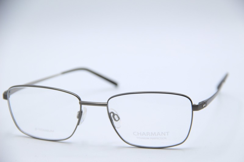 NEW CHARMANT CH 11449 GR GUNMETAL GREY AUTHENTIC FRAMES EYEGLASSES 54-18