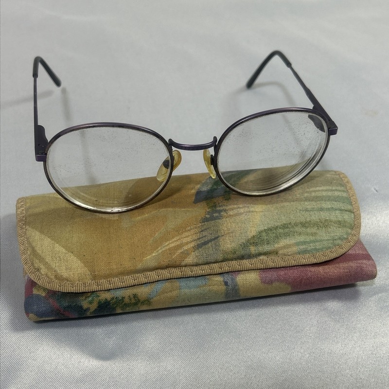 Logo Paris Eyeglass Frames LT922 51-19-135 Made in France – Purple (Frames Only)