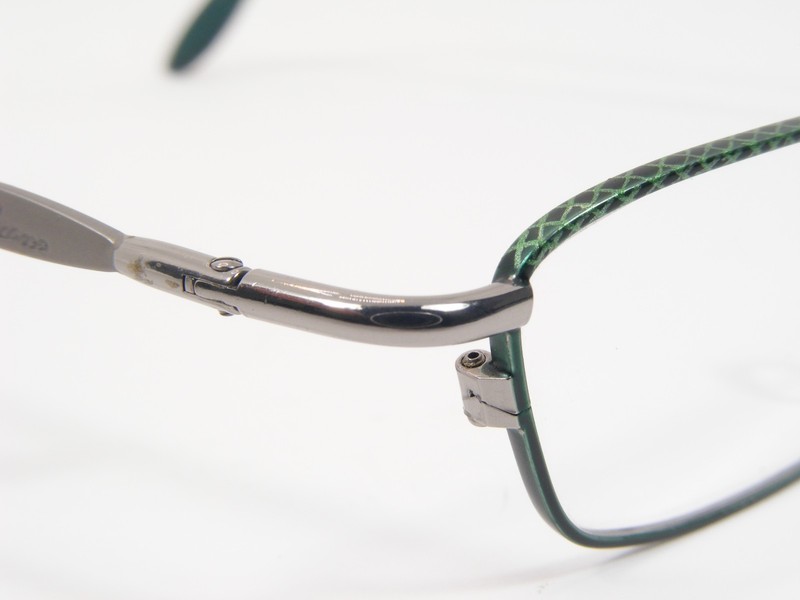 Paloma Picasso by METZLER 8371 707 GREEN / SILVER EYEGLASSES 48-20-135mm (NOTES) gallery