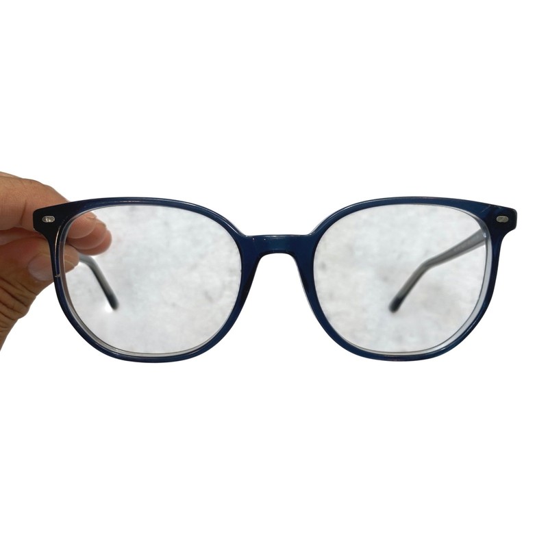 Ray-Ban Elliot RB5397 Eyeglasses Unisex Blue Round Frame Glasses 52-19