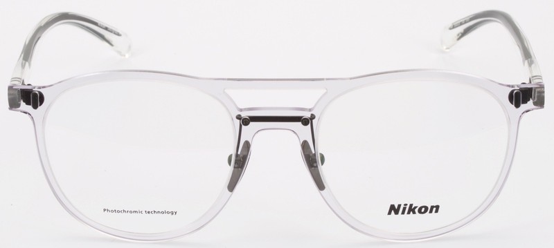 Brand New NIKON Frame Photochromic NE0021 148 clear Transitions—-Unisex