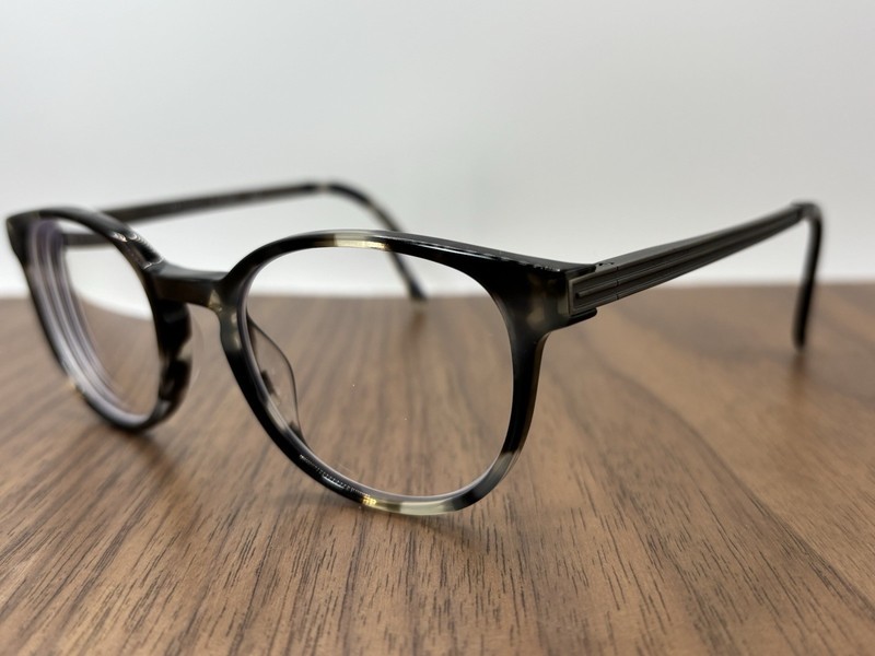 Scott Harris Vintage SH-VIN-37 C1 Gray Tortoise Plastic Eyeglasses 49-19-140