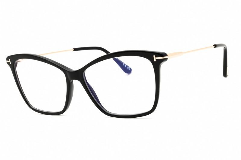TOM FORD TF5687-001-56 Eyeglasses Frame Size 56mm 0mm 0mm BLACK Women 889214165 gallery