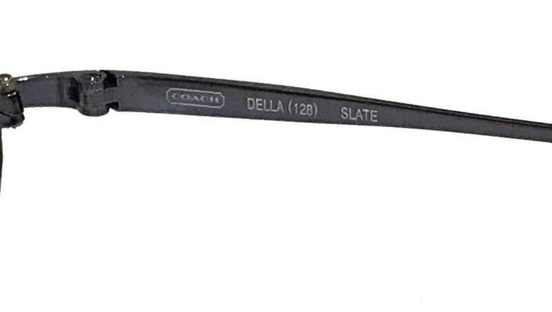 Authentic Coach Della 128 Women's Floral Bling Eyeglasses Frames 50MM Slate gallery
