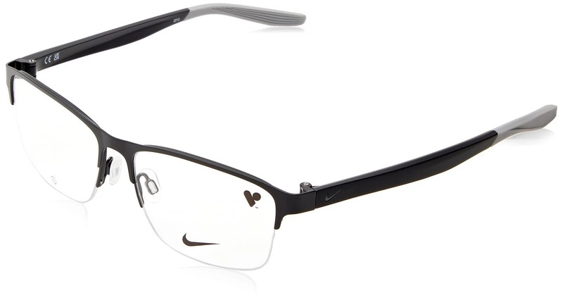 New NIKE NK-8153 001 Satin Black & Matte Black Eyeglasses 55/15/145