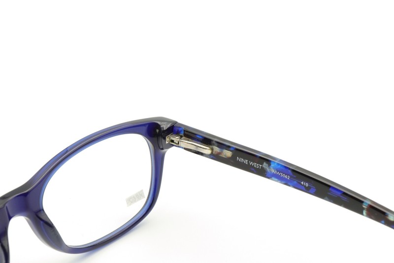 NINE WEST NW5062 410 Blue 51-18-135 Eyeglass Frames Flex Hinges X962 gallery