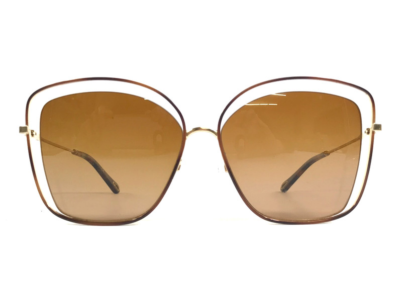 Chloe Sunglasses Frames CE133S 213 Shiny Gold Frames Halo Half Rim 60-15-140