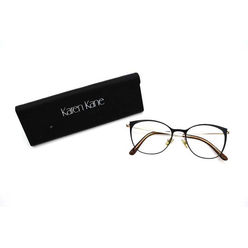 Karen Kane MYRRH Black 51-17-140mm Eyeglasses FRAMES ONLY – GOOD CONDITION