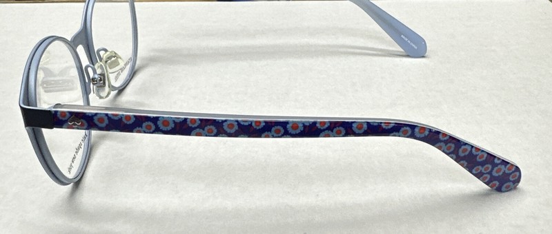 NEW Girls KATE SPADE CARPI 0PJP BLUE 46-15-125 Stainless Steel Eyeglasses Frames gallery