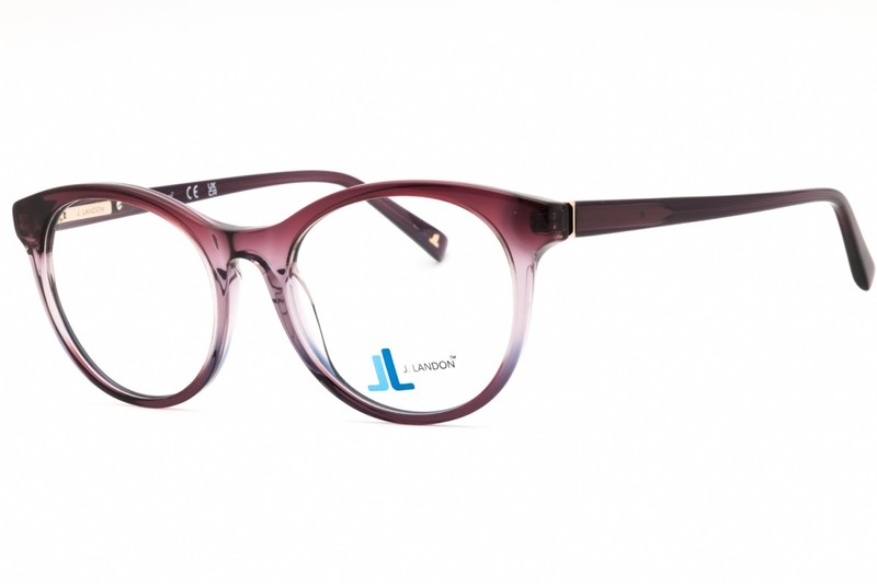 NEW J. Landon JL5014 081 Shiny Violet 52mm Eyeglasses