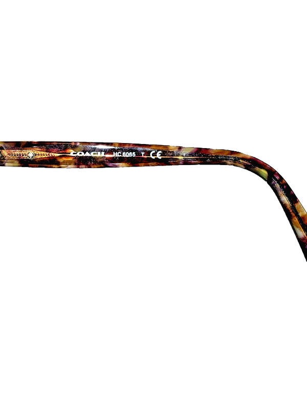 Coach HC6065 5287 Confetti Light Brown Tortoise Shell Full Rim Eyeglass Frames gallery