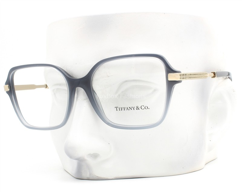Tiffany & Co Eyeglasses Glasses TF 2222 8307 Opal Blue Gradient 52mm w/case