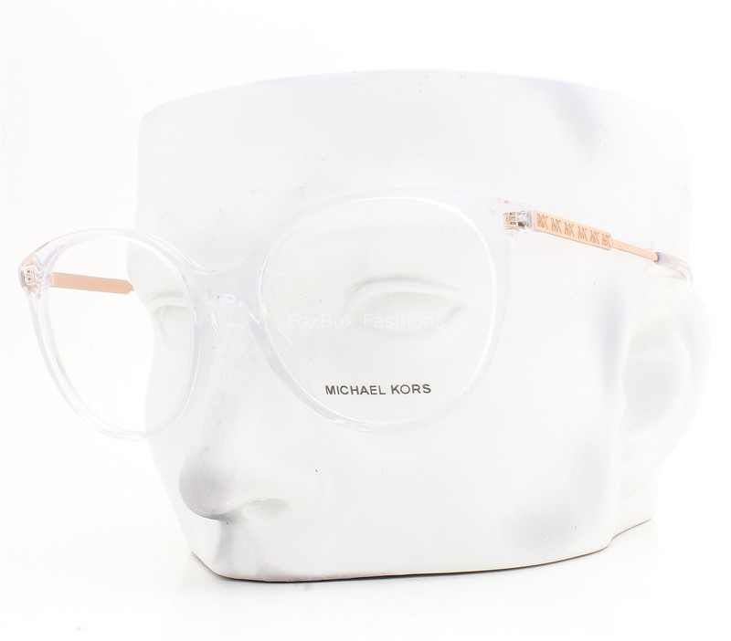 Michael Kors Palau Eyeglasses MK4093 3015 Glasses Clear Rose Gold 52mm with Case