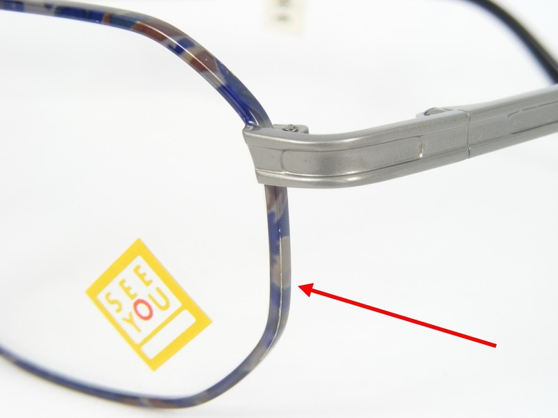 Vintage SEE YOU by METZLER 5420 265 MULTICOLOR GREY EYEGLASSES GLASSES 54-17-140 gallery