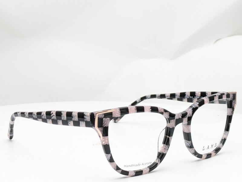 L.A.M.B. LA125 BLS Rose Checker Women’s Eyeglasses Frames 52-20-135
