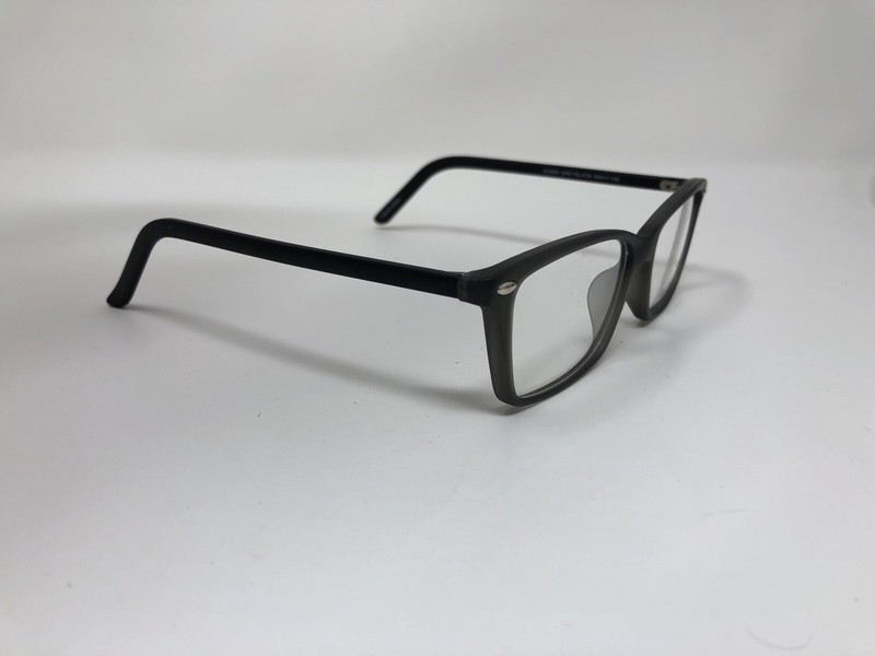 LIDO WEST EYEGLASSES FRAME AYDEN GRAY BLACK 50-17–145 Full Rim ZF38 gallery