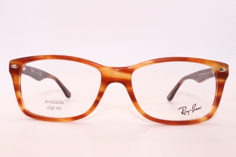 NEW RAY-BAN RB5228 5799 BROWN BLUE AUTHENTIC DESIGNER FRAMES EYEGLASSES 53-17 gallery