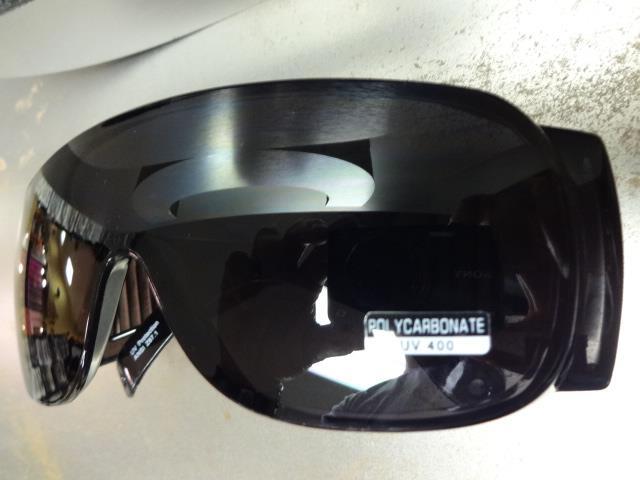 WRAP AROUND DRIVING SAFETY SUN GLASSES Over RX Glass Fit Black Frame Dark Lens gallery
