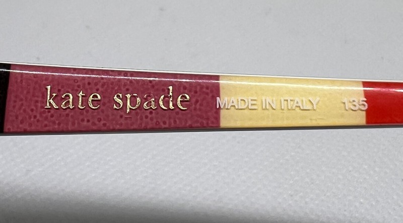 Kate Spade Carol Eyeglasses - Made in Italy - Brown Striped Frame - 135 gallery