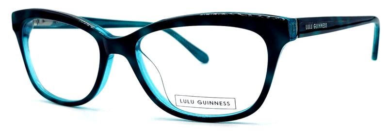LULU GUINNESS – L910 TEA 53/16/140 – TEAL MULTI – NEW Authentic WOMEN EYEGLASSES