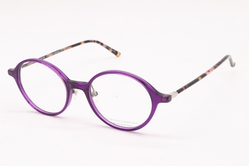 NEW PRODESIGN DENMARK 4766-1 C.3032 PURPLE TORT TIPS AUTHENTIC EYEGLASSES 48-18