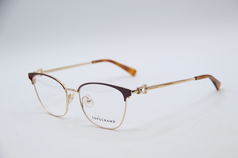 NEW LONGCHAMP LO2111 604 VIOLET GOLD HAVANA AUTHENTIC FRAMES EYEGLASSES 52-17