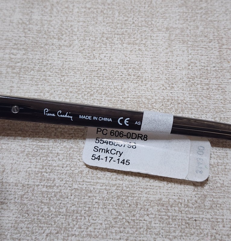 Pierre Cardin PC 606 0DR8 By Safilo Smoke Eyeglass Frame 53 16 140 gallery