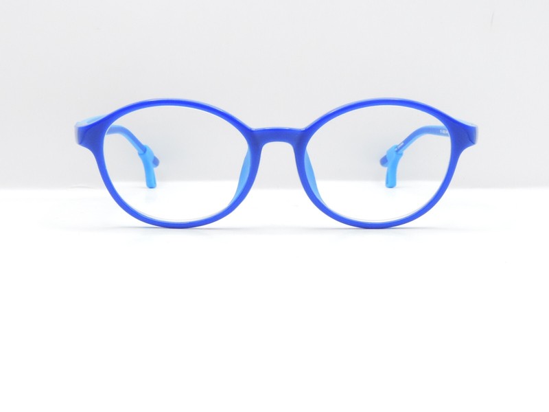 REVEL ROYAL 51-000144 FULL RIM EYEGLASS FRAMES ROUND BLUE 45-16-128 NEW*