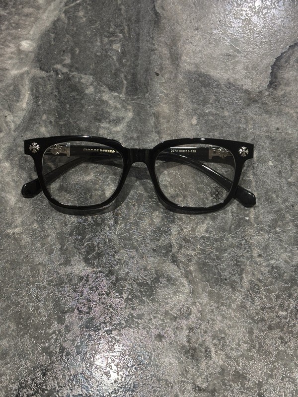 Chrome Hearts 2273 Square Full Rim Black Eyeglass Frames 53-18-138